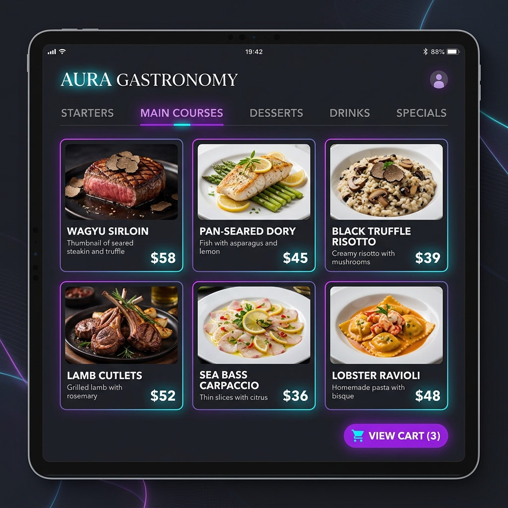Digital Menu App